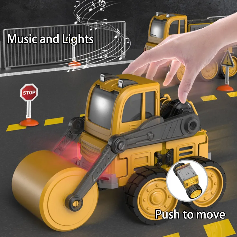 DIY Magnetic Truck with Music & Lights, Ages 3  - DanBaoLe