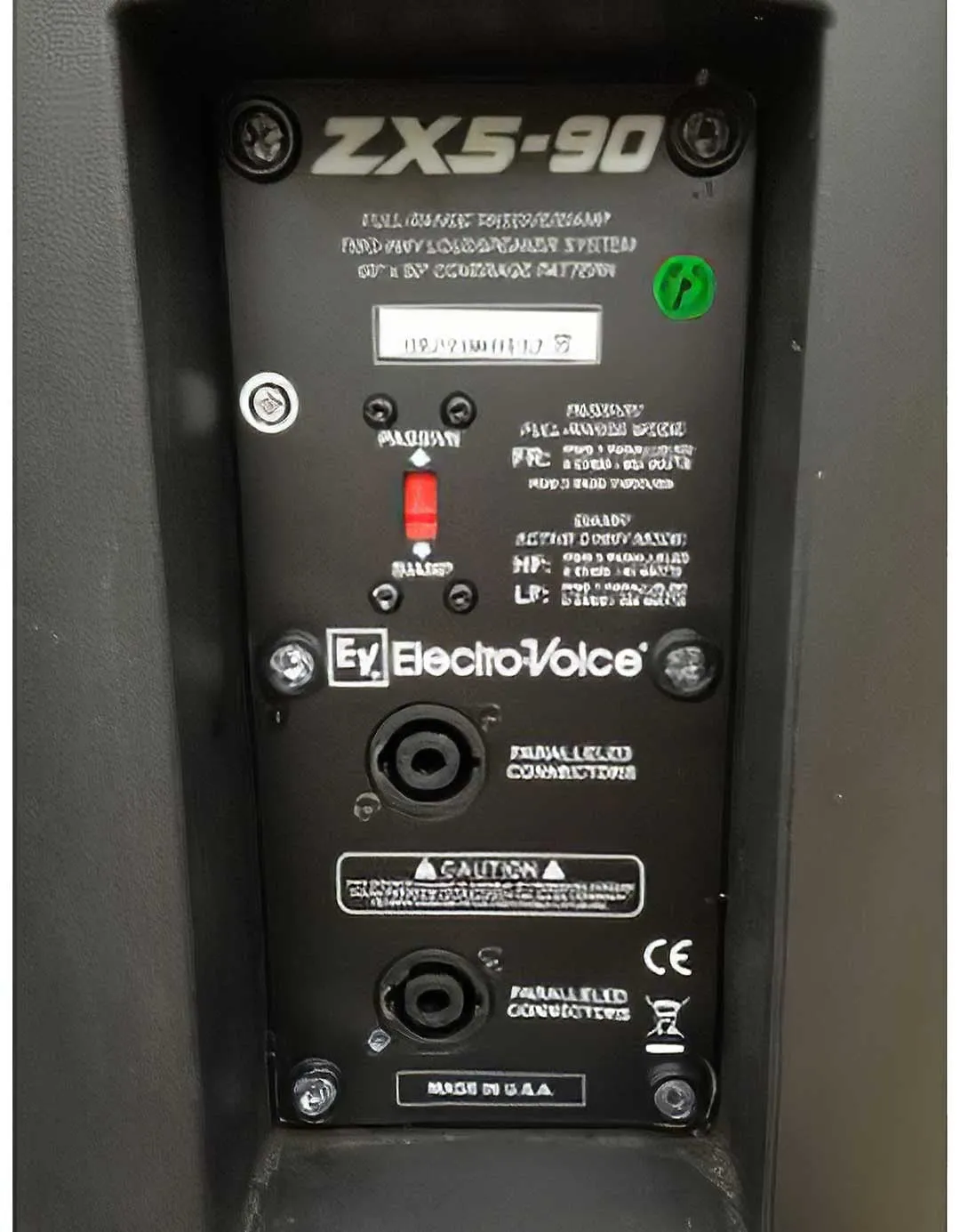 Electro-Voice ZX5-90B 2-Way PA Suspension Loudspeaker - 15" (Black)