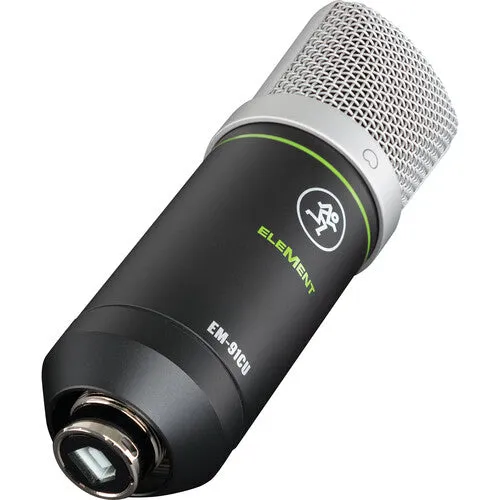 EM-91C Large-Diaphragm Condenser Microphone With XLR Cable & Shockmount