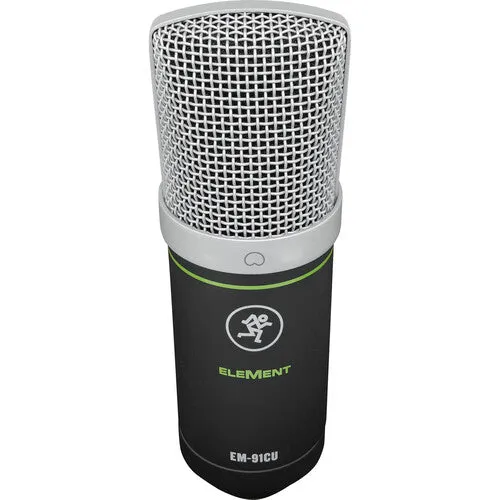 EM-91C Large-Diaphragm Condenser Microphone With XLR Cable & Shockmount
