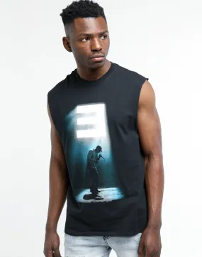 Eminem Stage Lights Muscle Tee Black