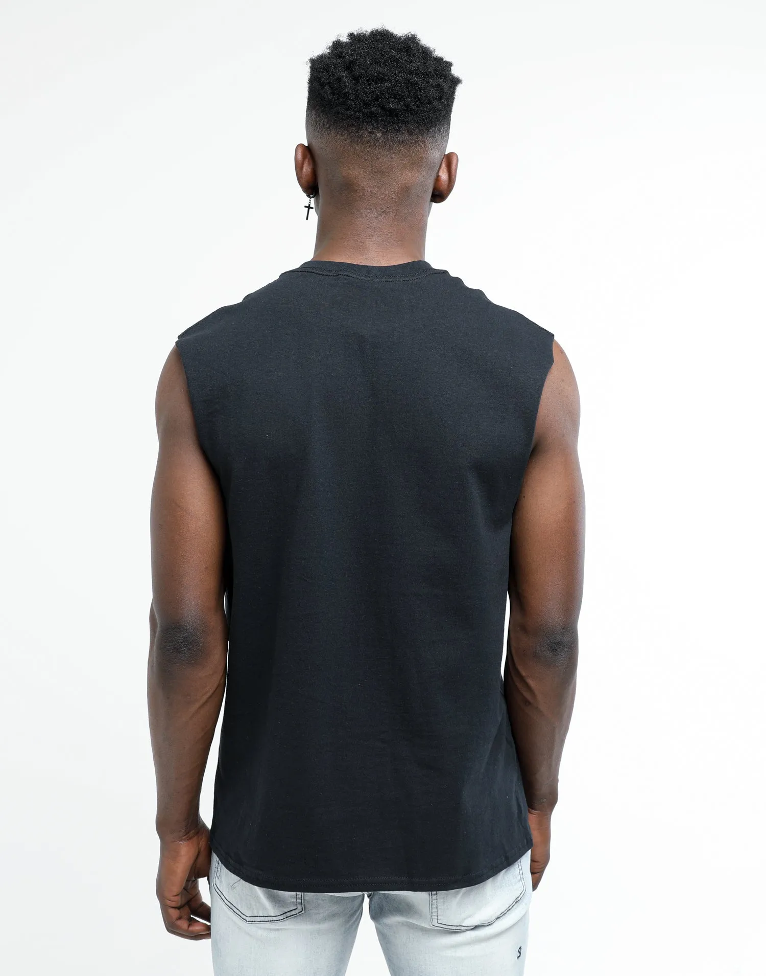 Eminem Stage Lights Muscle Tee Black