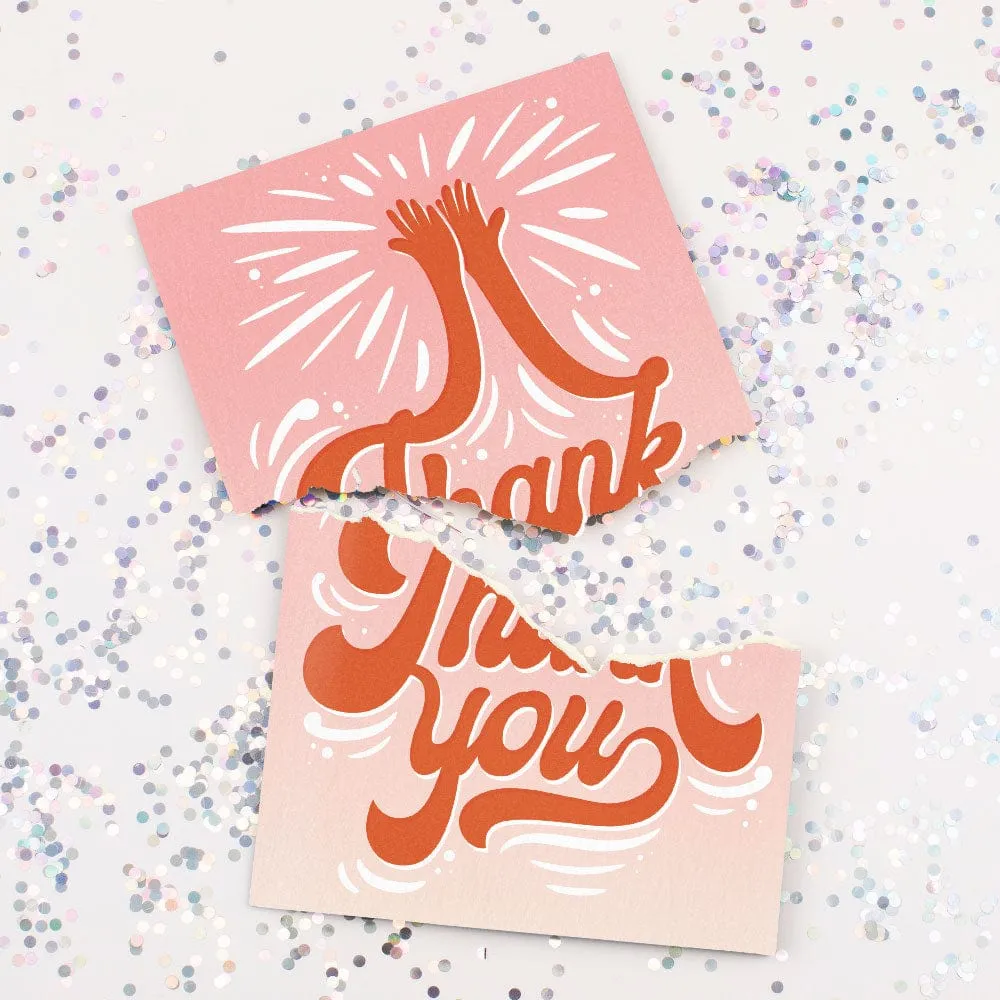 Endless High-Pitched Thank You 🍦🔊 - Joker Greeting Prank Card (Glitter   Sound)