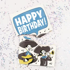 Endless Mariachi Birthday 🪇🔊 - Joker Greeting Prank Card (Glitter   Sound)