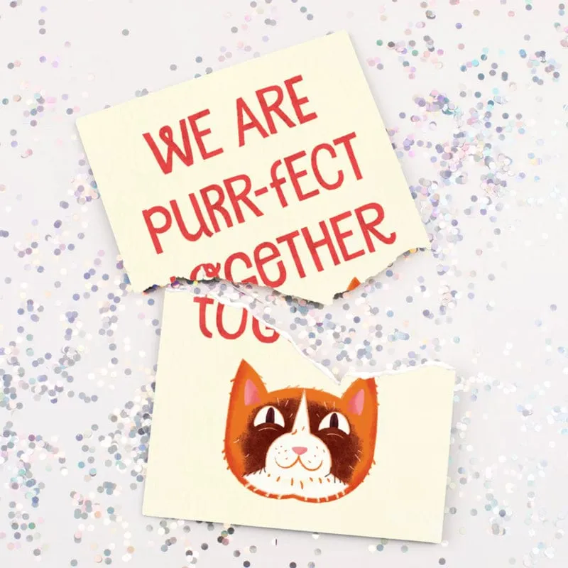 Endless Meowy Valentines 🐱❤️🔊 - Joker Greeting Prank Card (Glitter   Sound)