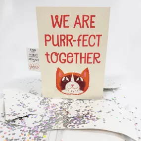 Endless Meowy Valentines 🐱❤️🔊 - Joker Greeting Prank Card (Glitter   Sound)