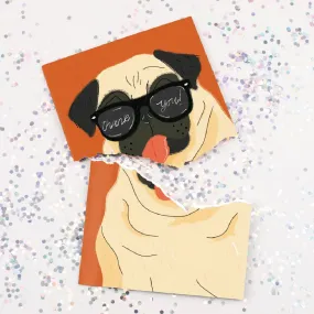 Endless "Never Gonna Give You Up" Thank You Card 🐶🔊 - Joker Greeting Prank Card (Glitter   Sound)
