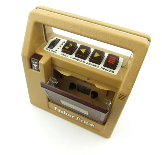 Fisher-Price Portable 1980 Cassette Player and Tape Recorder
