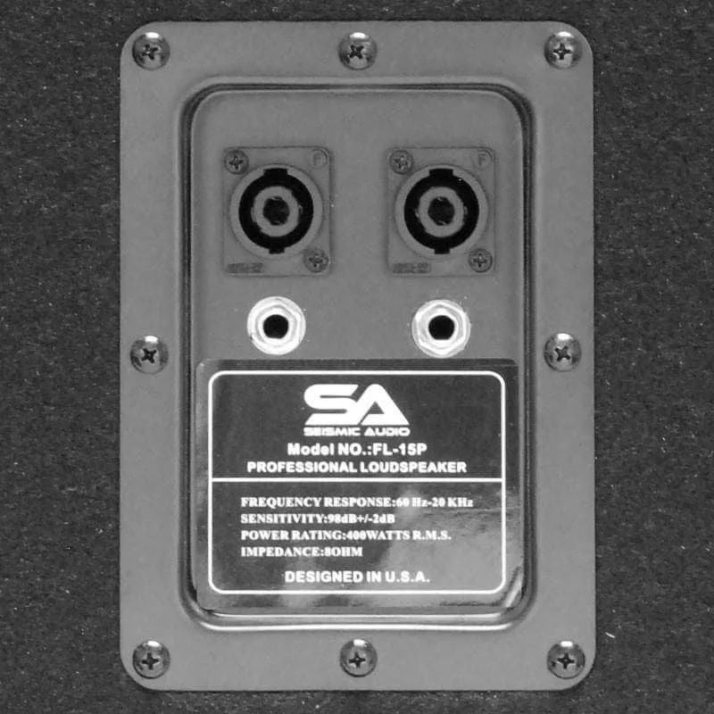 FL-15P - Pair of Premium 15" PA/DJ Speaker Cabinets with Titanium Horns