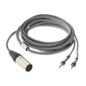 Focal Replacement Braided Cable for Focal Elear, Stellia, Elgia, Radiance and Celestee