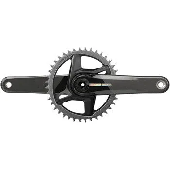 Force 1 Bicycle Crankset - 175mm, 12-Speed, 40t, Direct Mount, DUB Spindle Interface, Iridescent Gray, D2