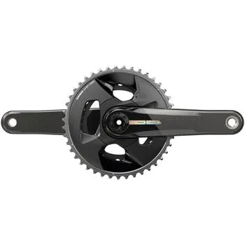 Force Wide Bicycle Crankset - 165mm, 2x 12-Speed, 43/30t, 94 BCD, DUB Spindle Interface, Iridescent Gray, D2
