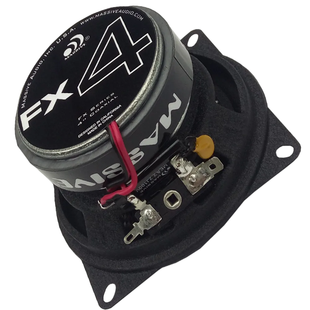 FX4 - 4" 2-Way 50 Watts RMS Coaxial Speakers