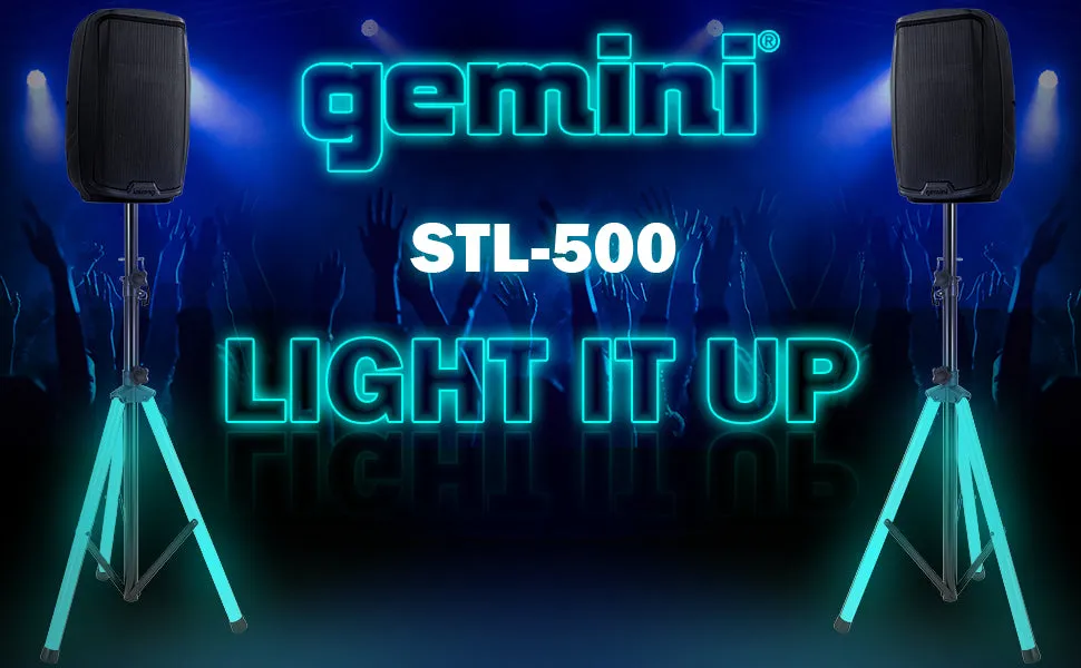 Gemini STL-500 Professional Ultra Bright LED Speaker Stand