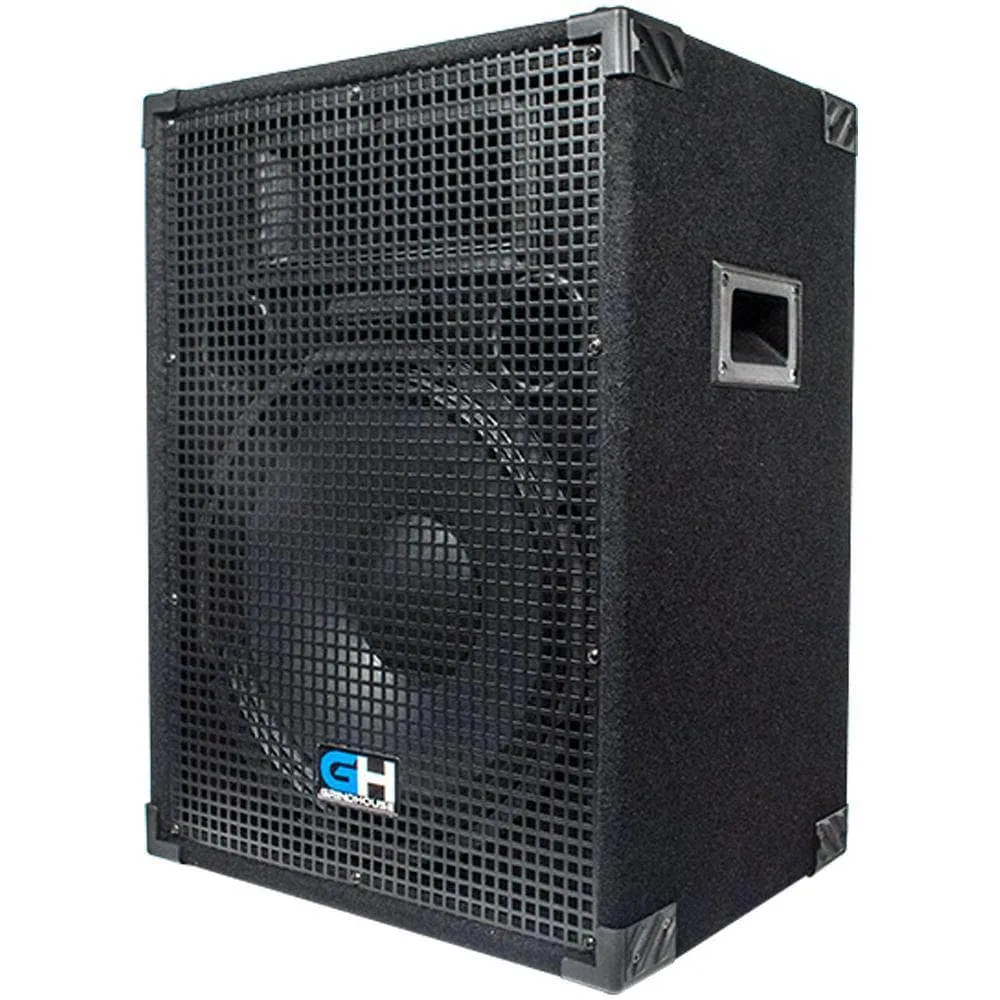 GH15L - Passive 15 Inch 2-Way PA/DJ Loudspeaker Cabinet - 800 Watt Full Range PA/DJ Band Live Sound Speaker