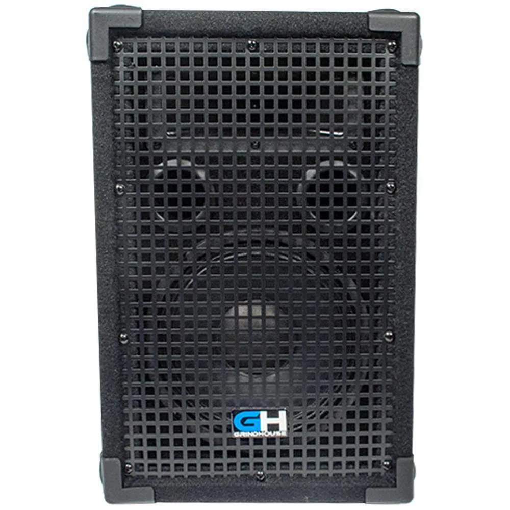 Grindhouse Speakers - GH8L - Passive 8 Inch 2-Way PA/DJ Loudspeaker Cabinet - 500 Watt Full Range PA/DJ Band Live Sound Speaker