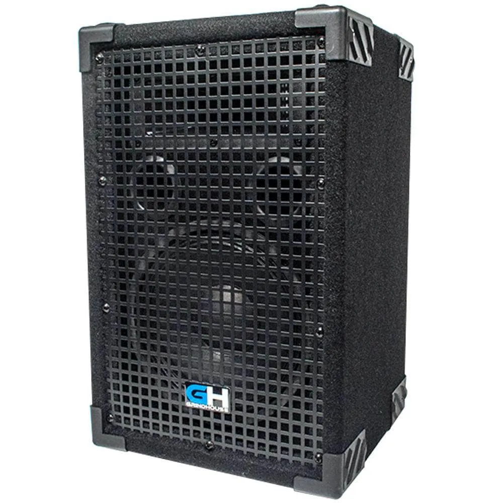 Grindhouse Speakers - GH8L - Passive 8 Inch 2-Way PA/DJ Loudspeaker Cabinet - 500 Watt Full Range PA/DJ Band Live Sound Speaker
