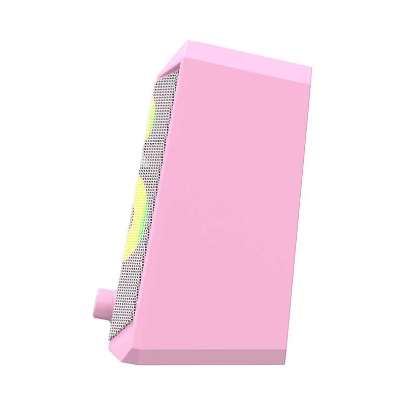 Havit SK202 Computer Speakers 2.0 RGB - Pink
