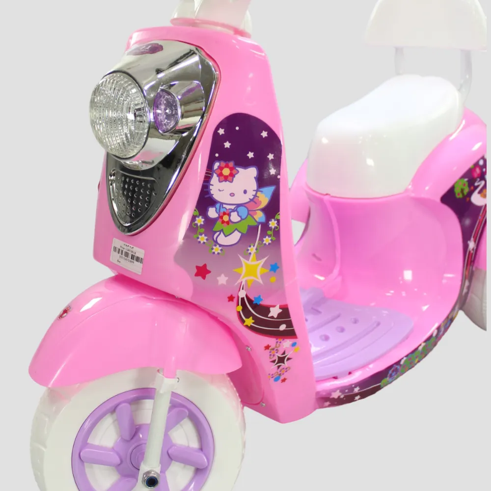 Hello Kitty Electric Rides-on Motorcycle for Kids – Pink – QM-168