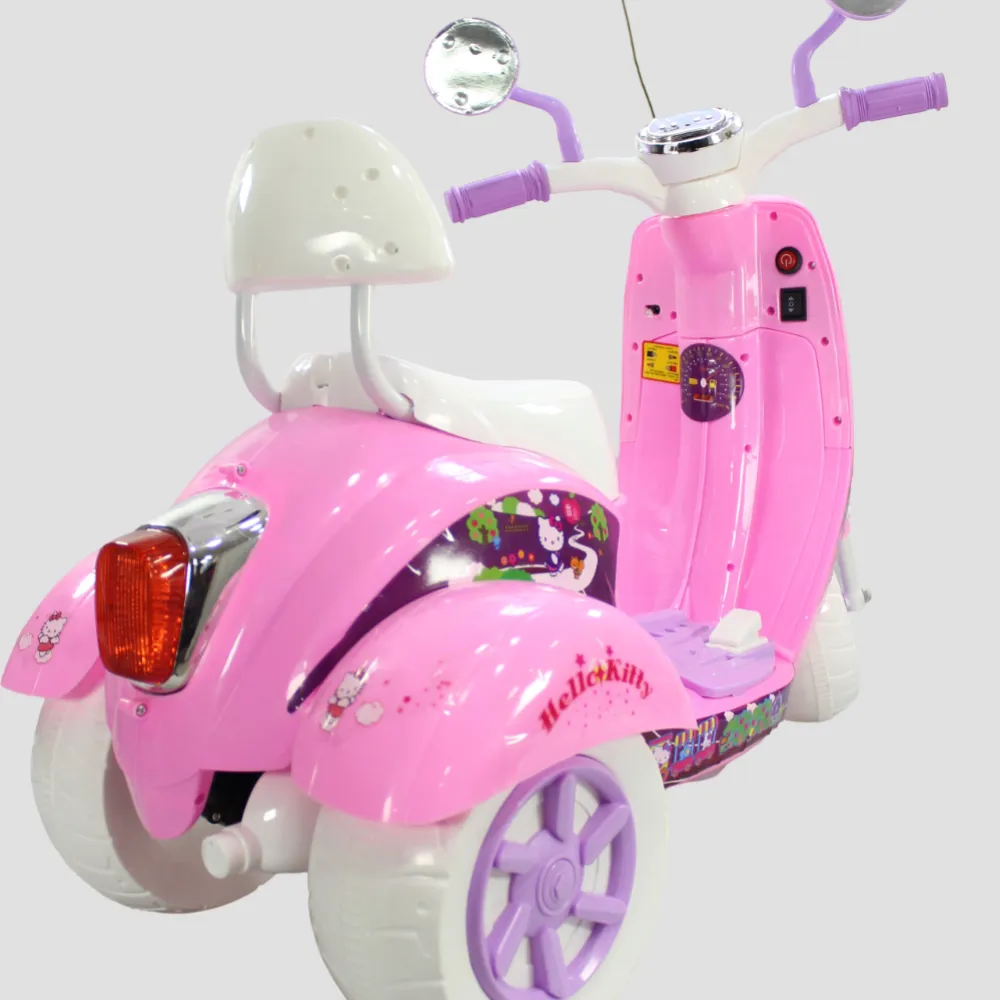 Hello Kitty Electric Rides-on Motorcycle for Kids – Pink – QM-168