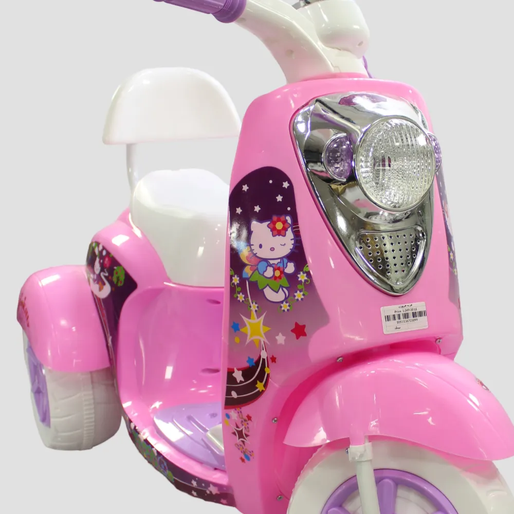 Hello Kitty Electric Rides-on Motorcycle for Kids – Pink – QM-168