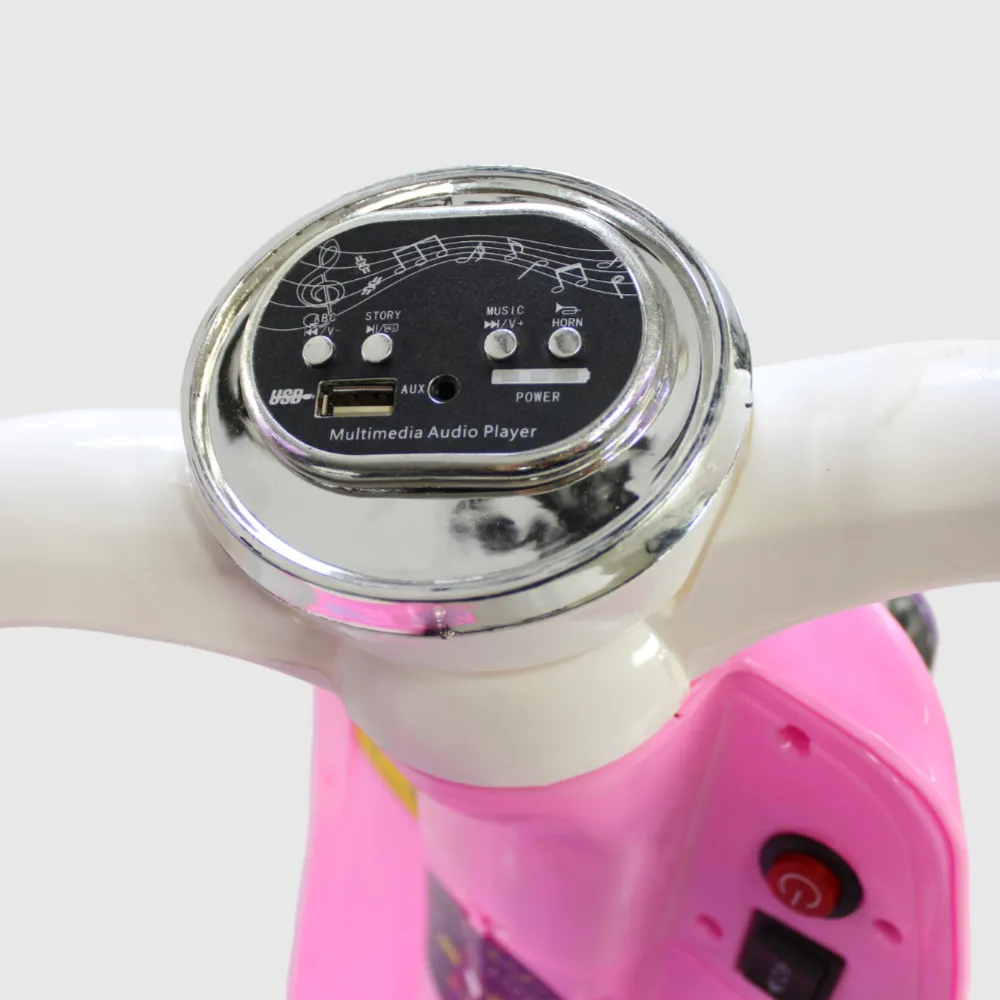 Hello Kitty Electric Rides-on Motorcycle for Kids – Pink – QM-168