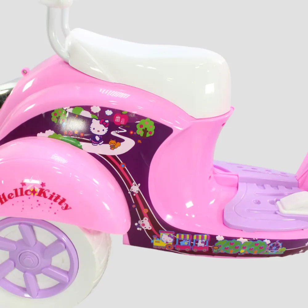 Hello Kitty Electric Rides-on Motorcycle for Kids – Pink – QM-168