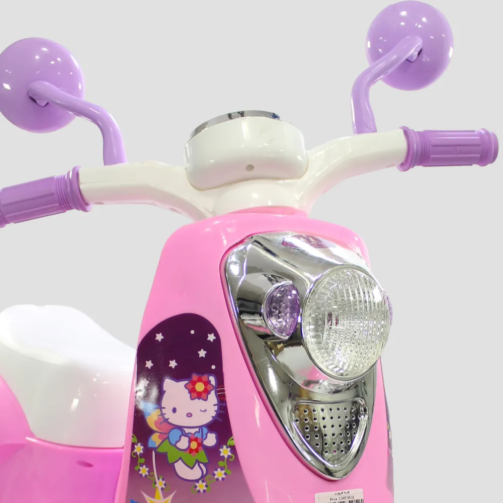 Hello Kitty Electric Rides-on Motorcycle for Kids – Pink – QM-168