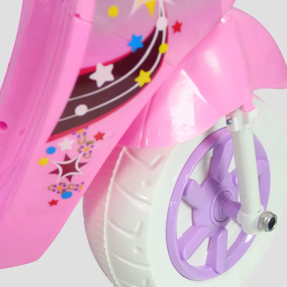 Hello Kitty Electric Rides-on Motorcycle for Kids – Pink – QM-168