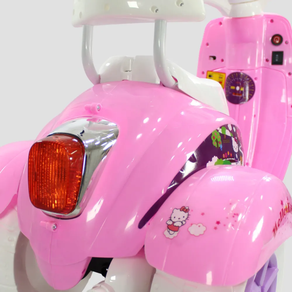 Hello Kitty Electric Rides-on Motorcycle for Kids – Pink – QM-168
