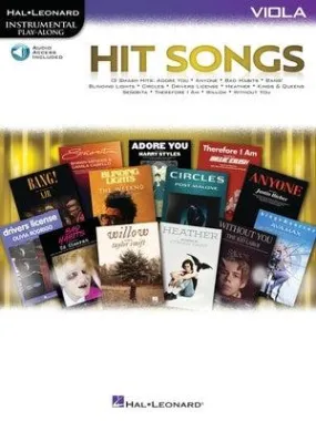 Hit Songs for Viola with Online Accompaniments