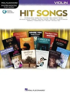 Hit Songs for Violin with Online Accompaniments