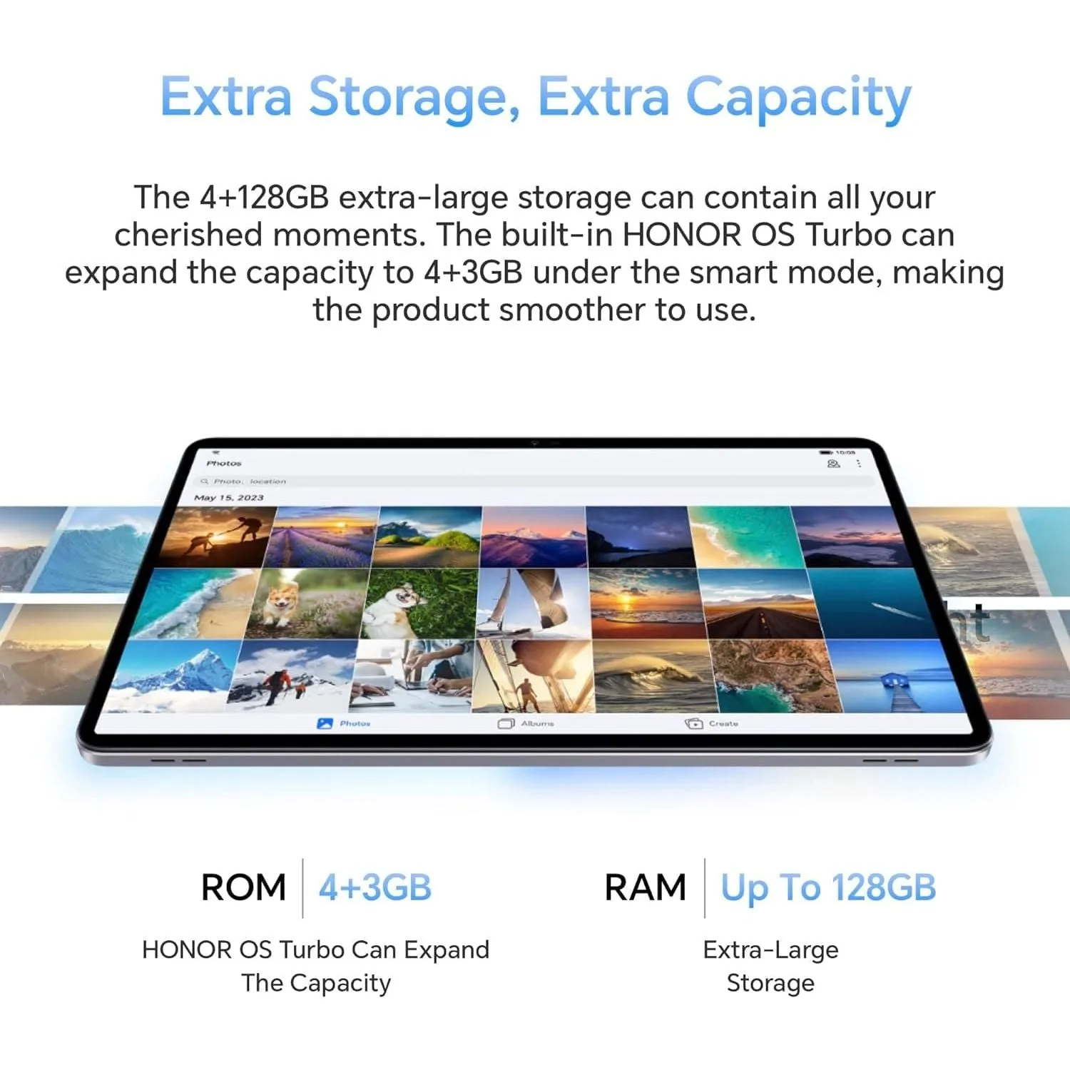 HONOR Pad X9, 11.5-Inch Wi-Fi Tablet, 4GB 128GB, 120Hz 2K FullView Display, 6 Speakers, Android 13, Space Grey