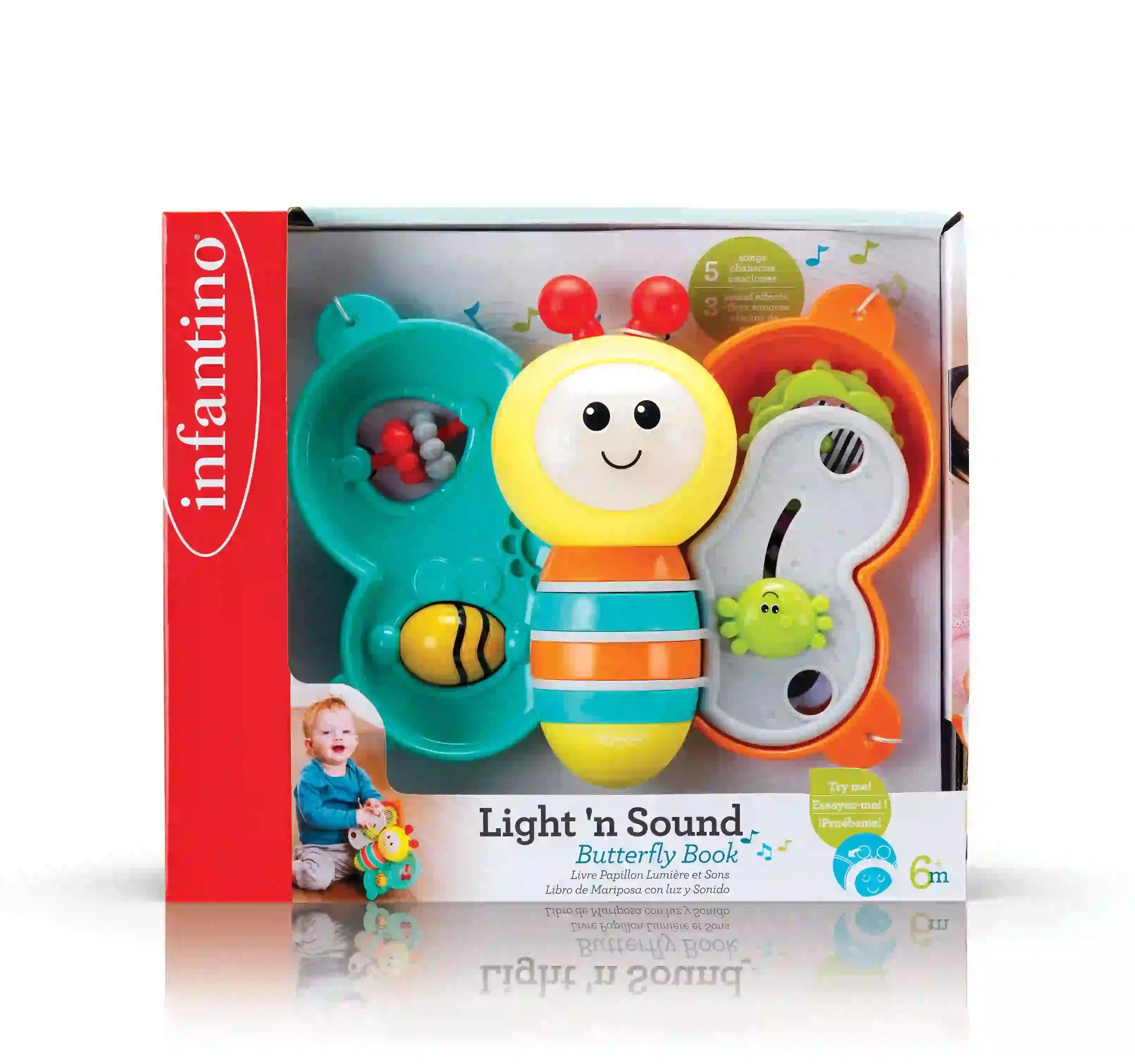 Infantino Light'N Sound Butterfly Book