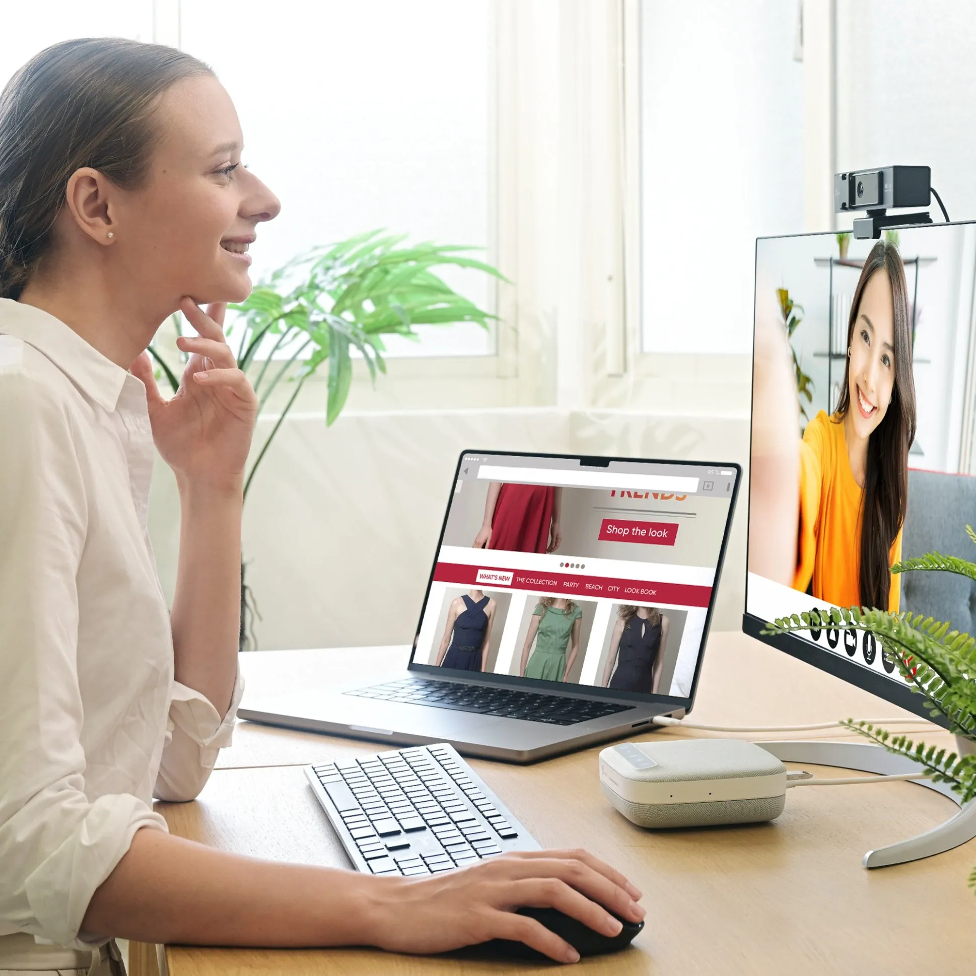 j5create USB-C® 4K Speakerphone Dock, JCDS335