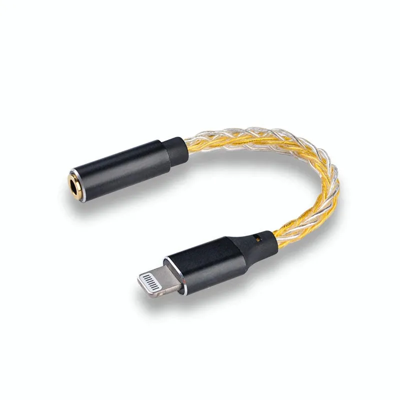 JCALLY JM08L HiFi Earphone Amplifier 3.5mm to Lightning Earphone Adapter