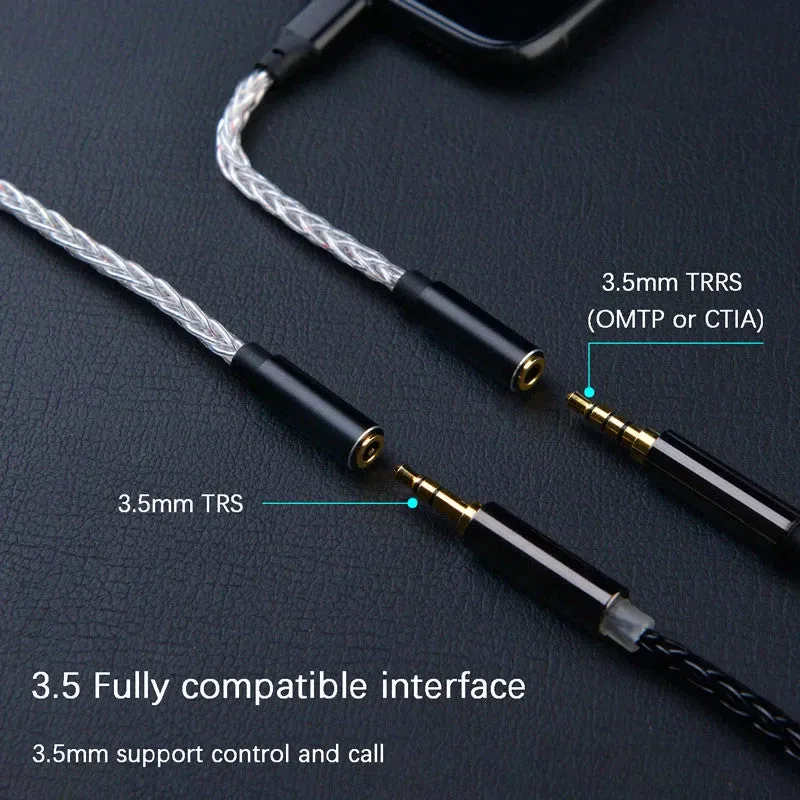 JCALLY JM08L HiFi Earphone Amplifier 3.5mm to Lightning Earphone Adapter