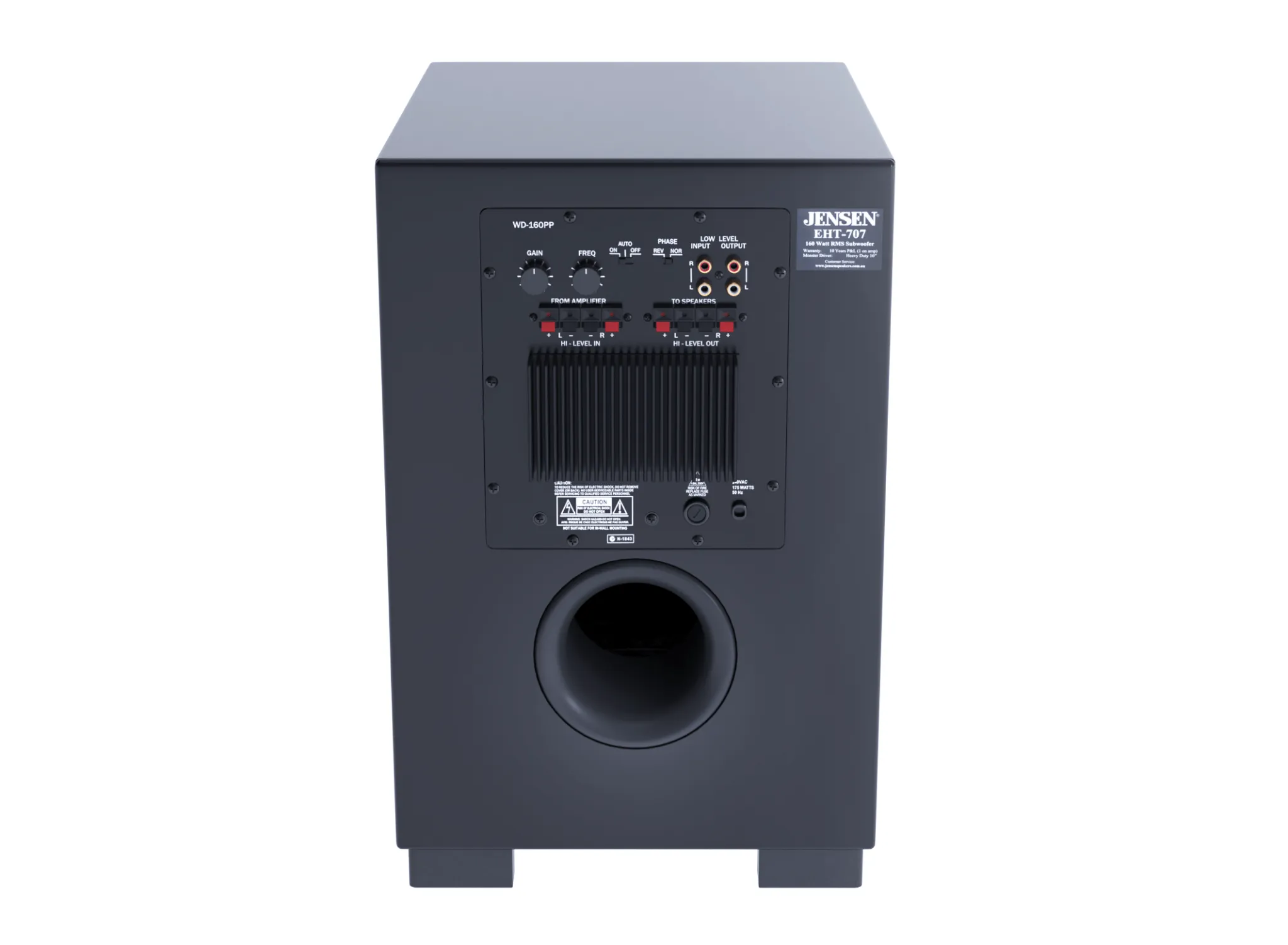JENSEN® EHT-707 Home Theatre Subwoofer