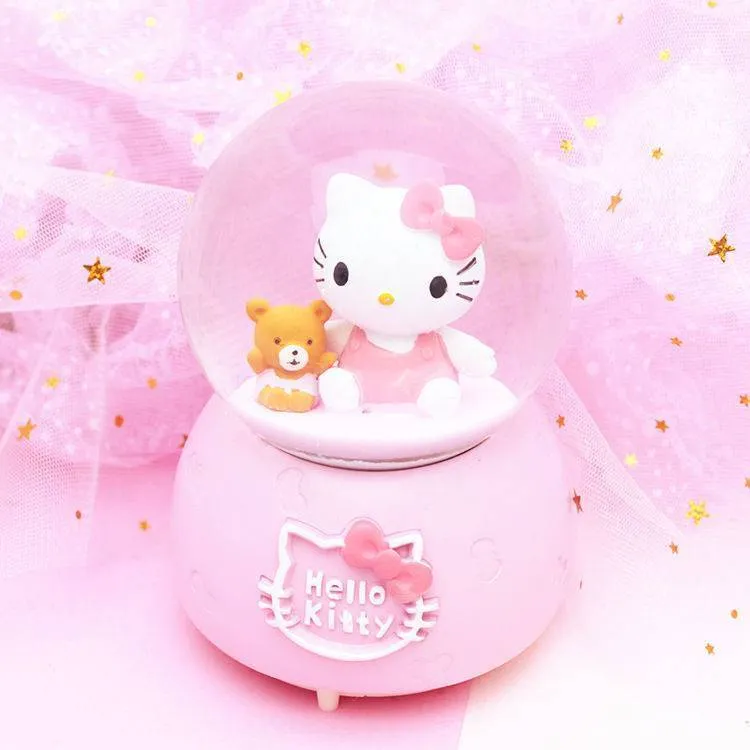 Kitty LED Crystal Music Box