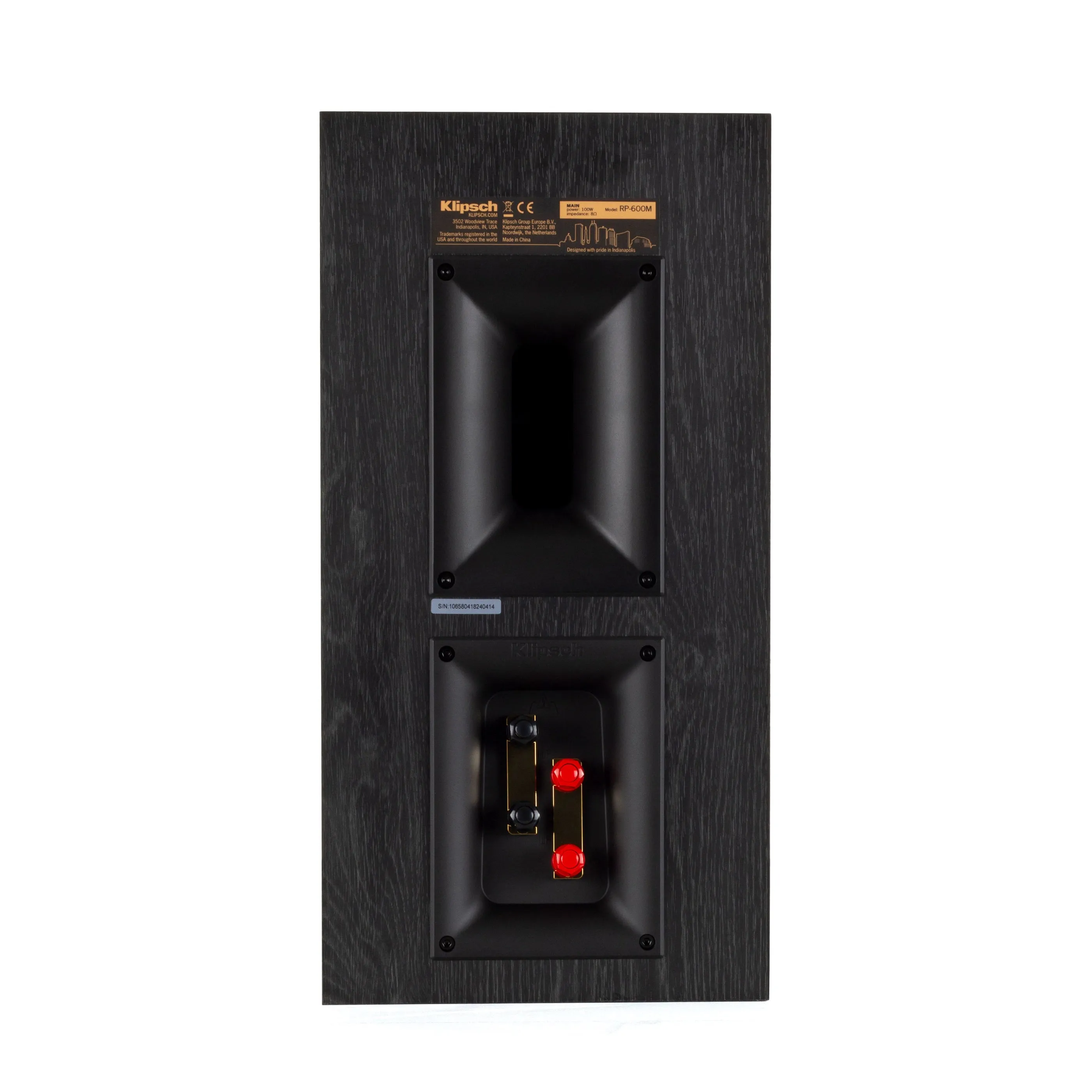 Klipsch RP-600M Reference Premiere 6.5" 400 Watts Home Audio Bookshelf Speakers (Black, Pair)