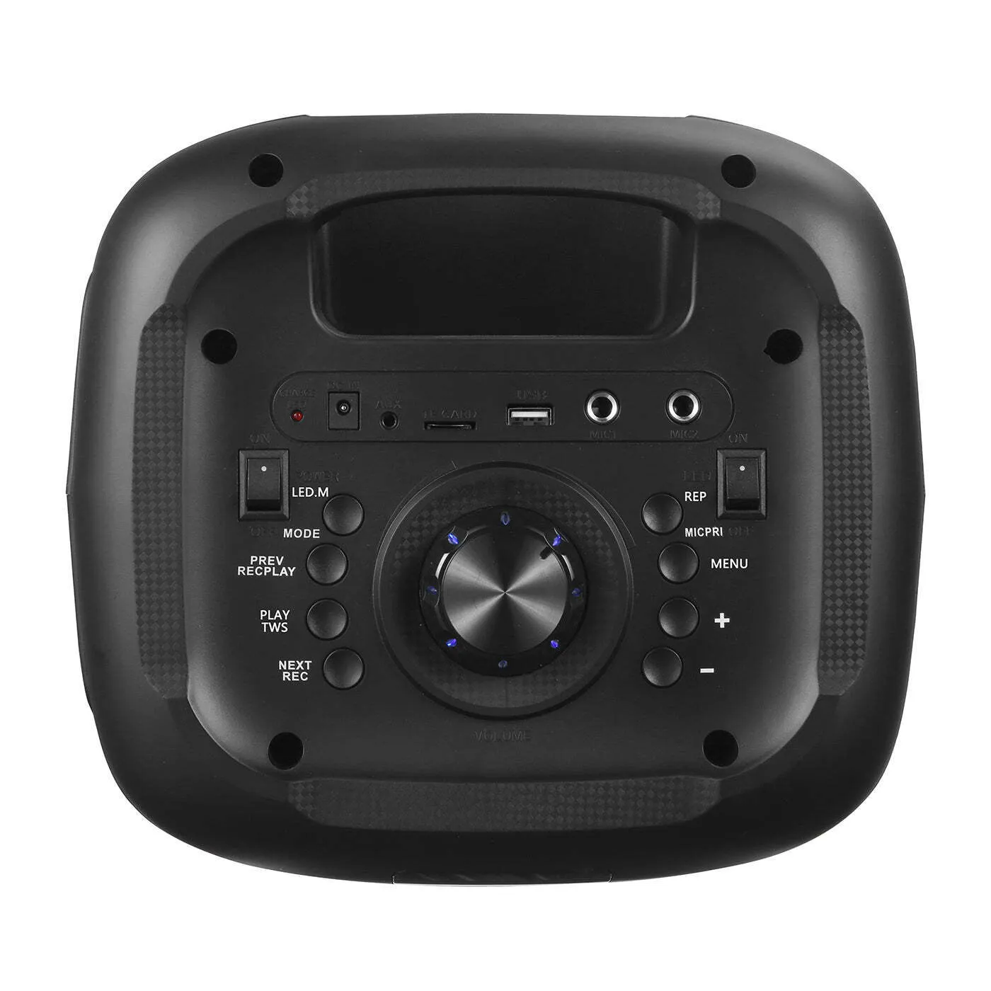 LED Multi-Coloured Flame Light Portable Bluetooth Speaker with 60w RMS