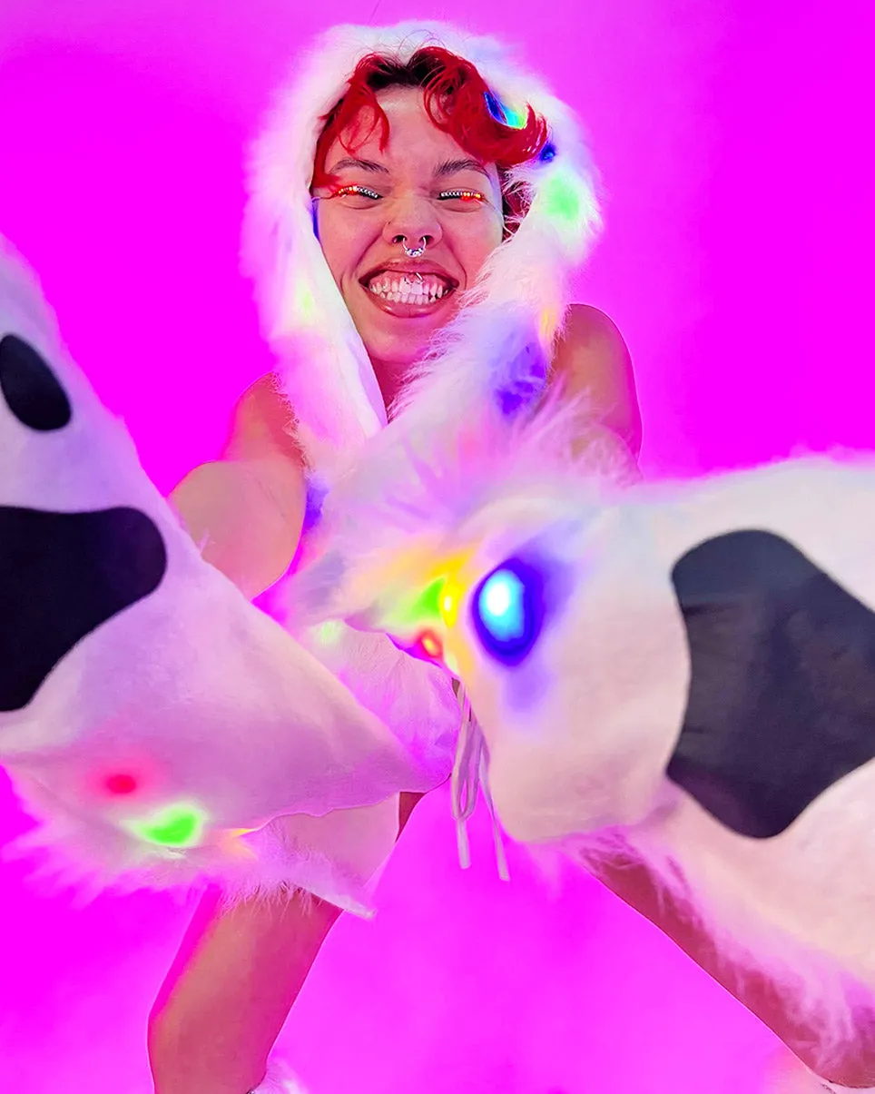 LED Wolf Hood