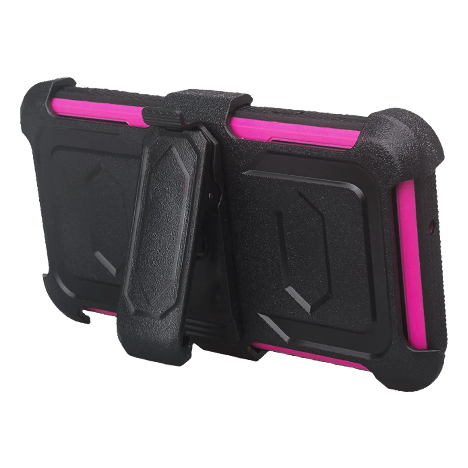 LG Stylo 5 Case, Stylo 5, Triple Protection 3-1 w/ Built in Screen Protector Heavy Duty Holster Shell Combo Case - Purple