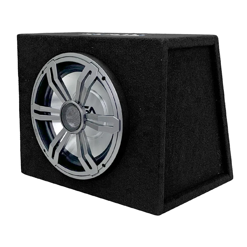 LightRage10 - 10 Inch 500 Watt Car Audio Subwoofer Enclosure with RGB Illumination