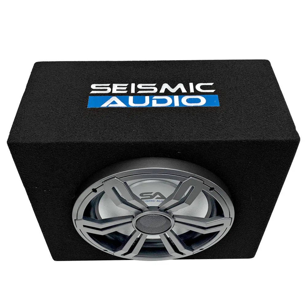LightRage10 - 10 Inch 500 Watt Car Audio Subwoofer Enclosure with RGB Illumination