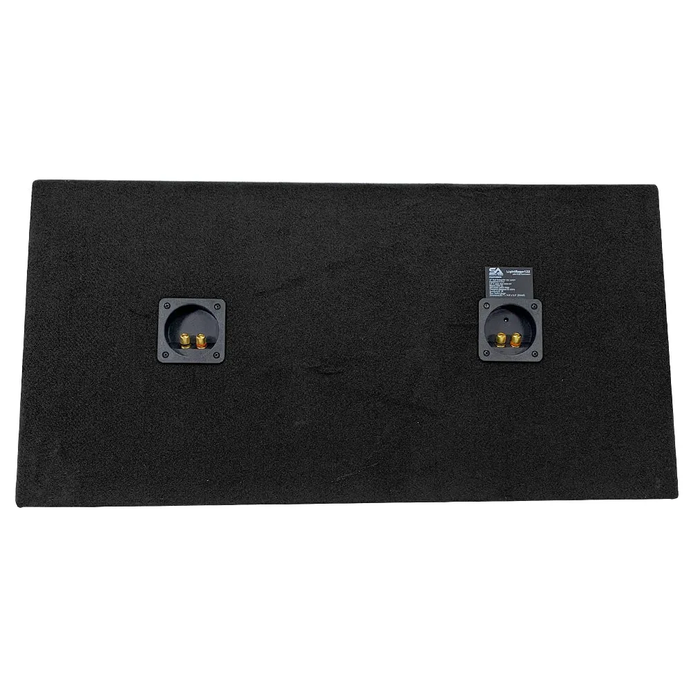 LightRage122 - Dual 12 Inch 1200 Watt Car Audio Subwoofer Enclosure with RGB Illumination