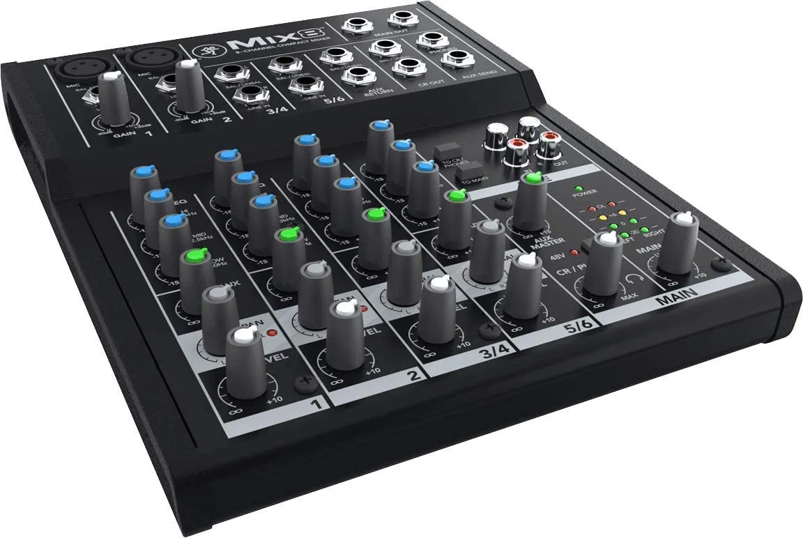 Mackie Mix Series Mix8 8-Channel Mixer