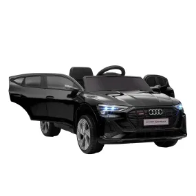 Maplin Plus Audi E-tron Licensed 12V Kids Electric Ride On Car with Remote, Music, Lights & Suspension for 3-5 Years