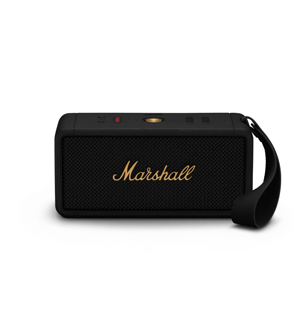 Marshall Middleton Wireless Speaker BLACK and BRASS