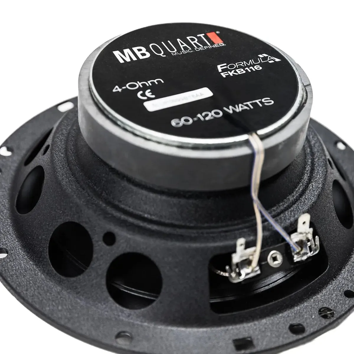 MB Quart FKB116 Formula Series 6.5" 2-Way Coaxial Car Audio Speakers 120W (2 Pair)